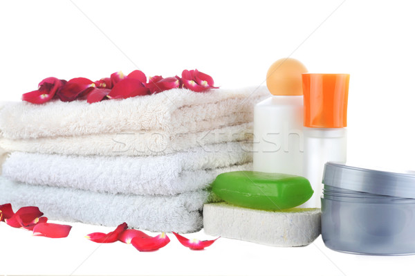 much towels and accessories to bathing Stock photo © taden