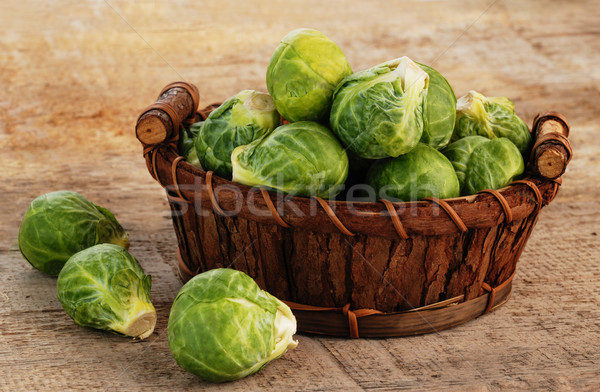 Bruxelles basket fresche verde natura Foto d'archivio © taden