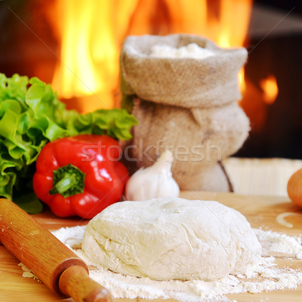  pizza dough Stock photo © taden