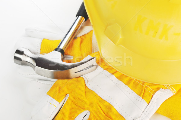  gloves and helmet Stock photo © taden