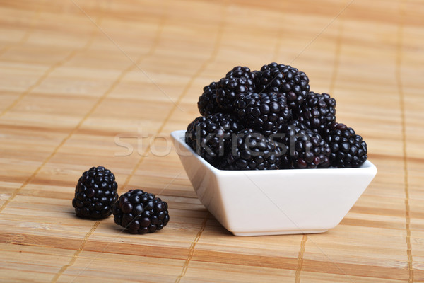 blackberry in bowl  Stock photo © taden