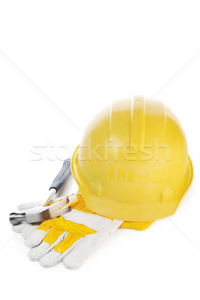  gloves and helmet Stock photo © taden