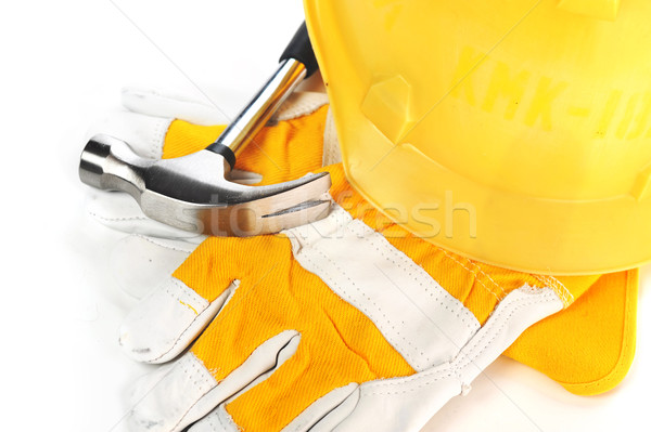  gloves and helmet Stock photo © taden