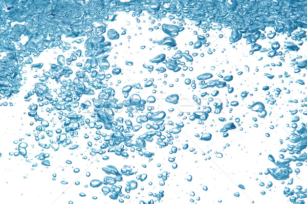 bubbles in a blue water Stock photo © taden