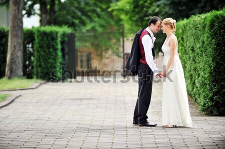 groom and  bride Stock photo © taden