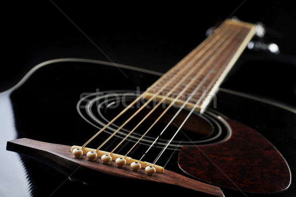  black guitar Stock photo © taden