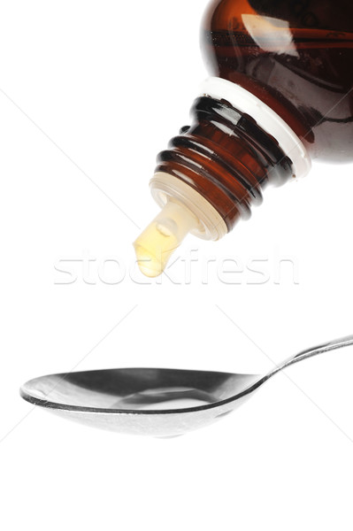 spoon with medecine  Stock photo © taden