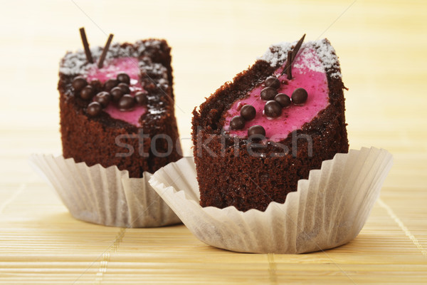 Chocolate cakes Stock photo © taden