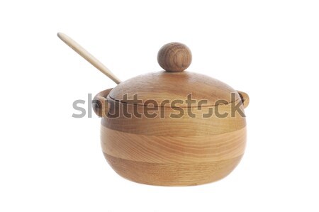 wooden sugar bowl  Stock photo © taden