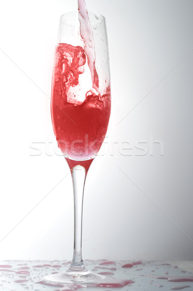  liquid in  wineglass Stock photo © taden