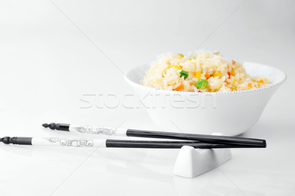 bowl of  rice Stock photo © taden