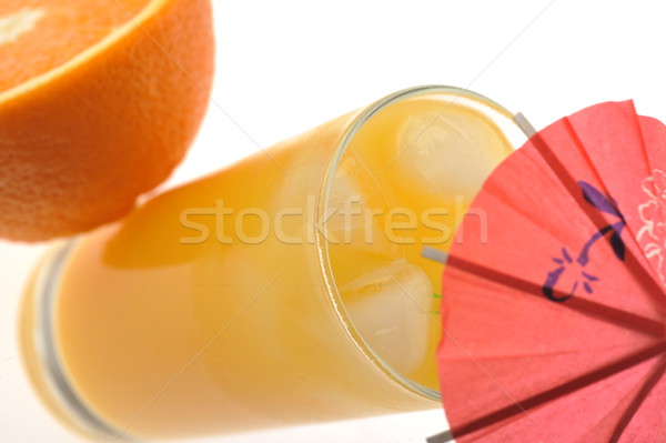 glass with orange juice Stock photo © taden