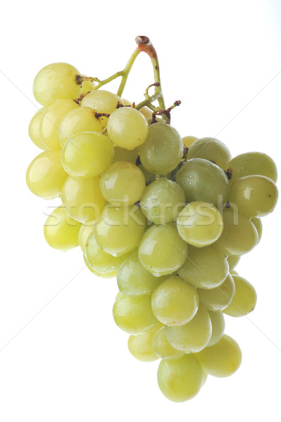 Fraîches savoureux raisins verts isolé blanche printemps Photo stock © taden