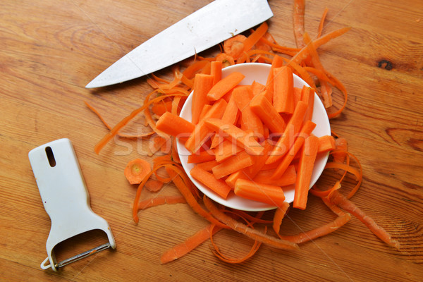 Stock photo: Freshly carrots