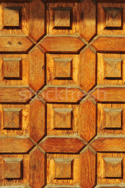 Dettaglio legno porta architettura pattern Foto d'archivio © taden