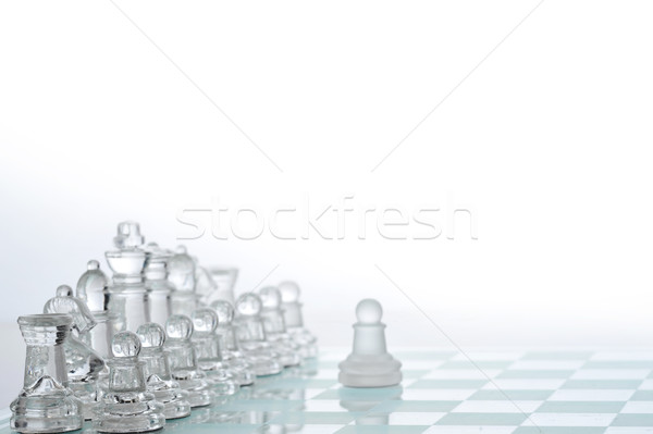 Game in chess Stock photo © taden