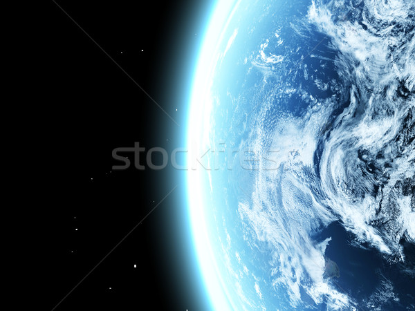 Föld kék űr földgömb térkép természet Stock fotó © taden