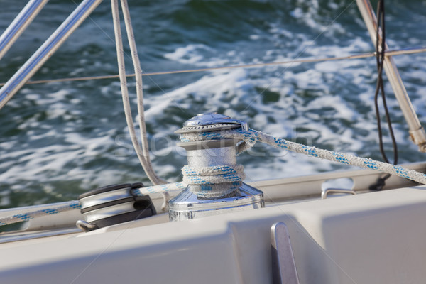 Sail Boat Winch / yachting Stock photo © Taiga