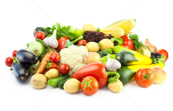 Foto stock: Legumes · grande · comida · isolado · diferente