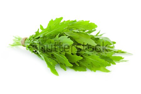 Bunch of fresh Ruccola  leaves /  rocket salad  /  isolated on w Stock photo © Taiga