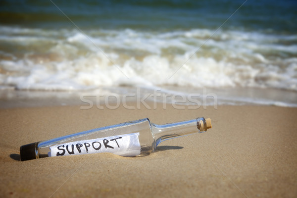 Message in a bottle / Support Stock photo © Taiga