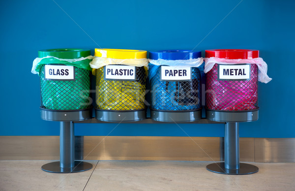 Colorful Recycle Bins in a Public place Stock photo © Taiga