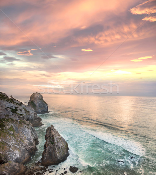 Sunset on the Mediterranean Sea Stock photo © Taiga