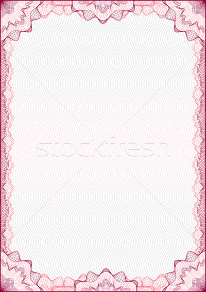 Klassiek grens diploma certificaat business papier Stockfoto © Taiga