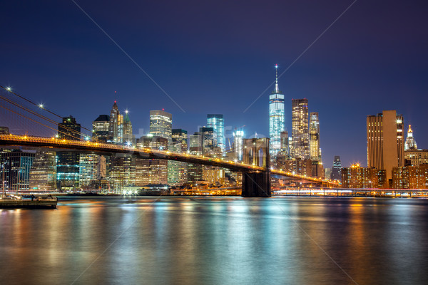 New York City -  Manhattan Skyline with skyscrapers and famous B Stock photo © Taiga