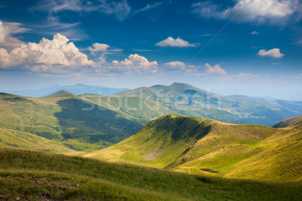 Landscape of Mountain Range in Summer  Stock photo © Taiga