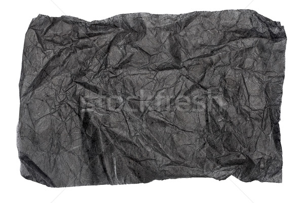 Black crumpled paper Stock photo © Taigi