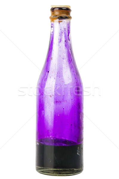 Old bottle with potassium permanganate Stock photo © Taigi