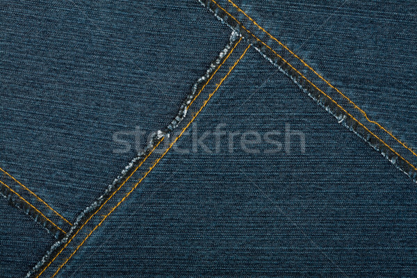 Jeans texture bleu denim point [[stock_photo]] © Taigi