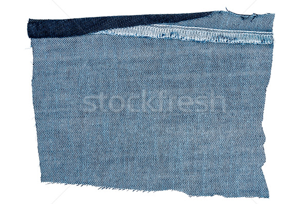 Piece of dark blue jeans fabric Stock photo © Taigi