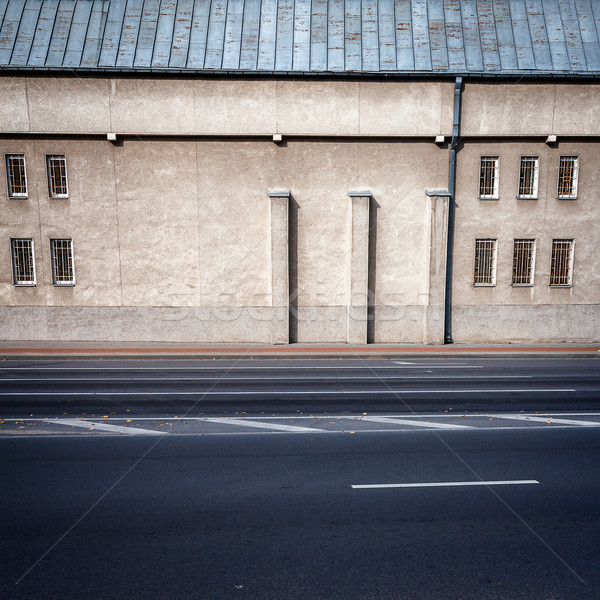 Straße Wand verwitterten Gebäude städtischen Stock foto © Taigi