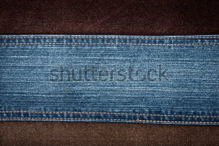 Jeans and corduroy textures Stock photo © Taigi