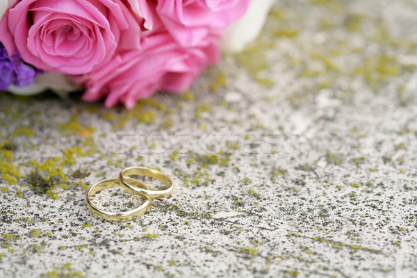 Wedding rings Stock photo © Taigi