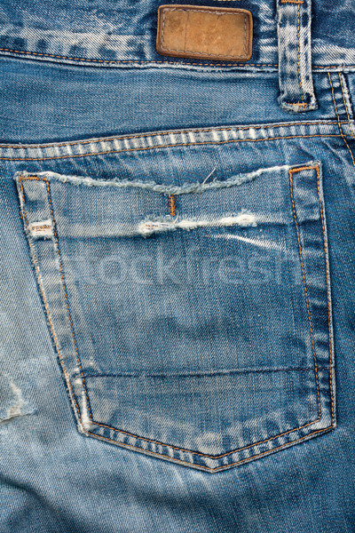 Blank leather jeans label  Stock photo © Taigi