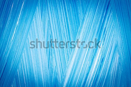 Kék kéz festett akril tér forma Stock fotó © Taigi
