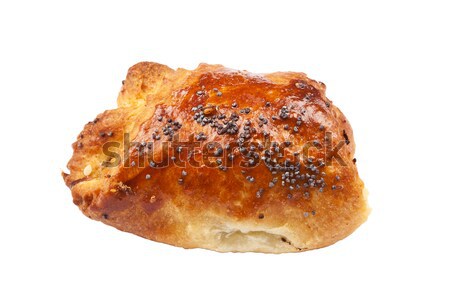 Home baked bun with poppy seeds Stock photo © Taigi