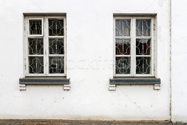 Alten Straße Wand Fenster Architektur Detail Stock foto © Taigi