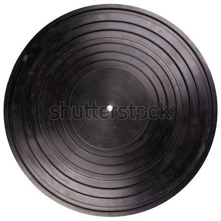 Vintage rubber turntable platter mat Stock photo © Taigi