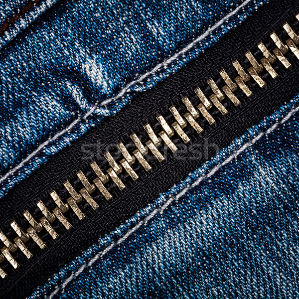 Zipper on jeans Stock photo © Taigi