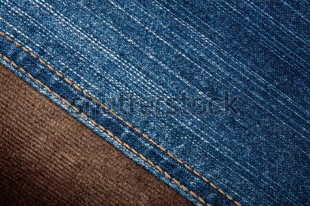 Farmer textúrák öltés textúra háttér kék Stock fotó © Taigi