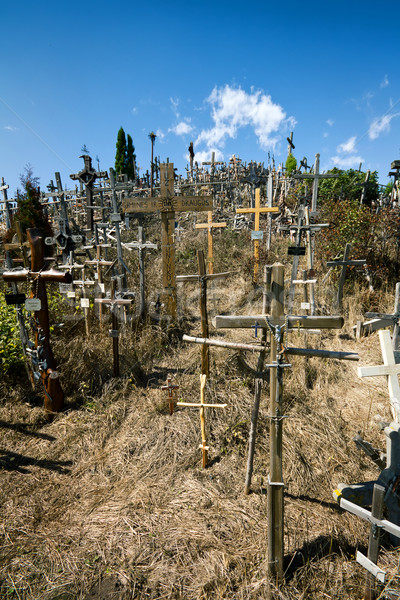 Colline croix célèbre pèlerinage nord Photo stock © Taigi