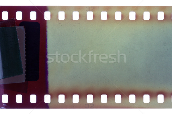 Vechi grunge filmstrip violet vibrant zgomotos Imagine de stoc © Taigi