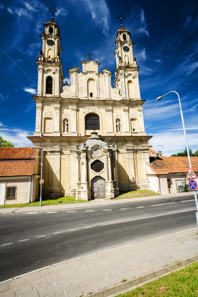 Mission Kirche aufgegeben alten Vilnius Litauen Stock foto © Taigi