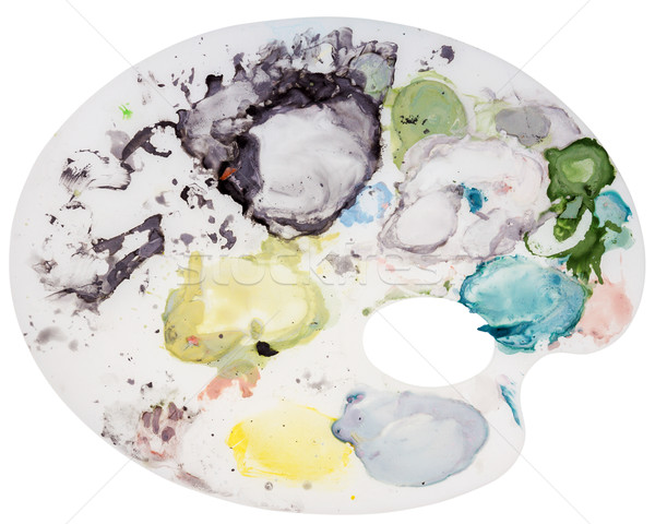 Colorful artist palette  Stock photo © Taigi