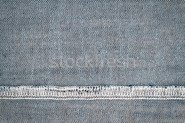 Wrong side of jeans fabric Stock photo © Taigi