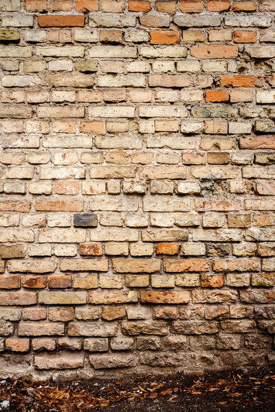 Yellow brick wall background Stock photo © Taigi